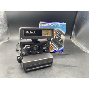 Polaroid OneStep 600 Instant Film Camera Vintage Not Tested With Original box
